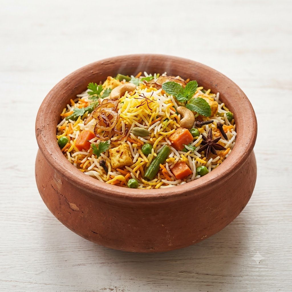 Veg Biryani Handi