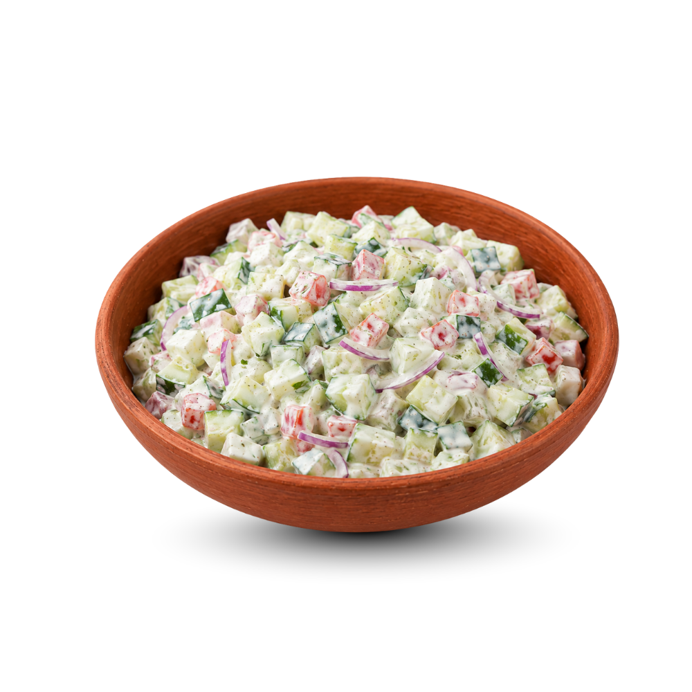Cream Kachumber Salad